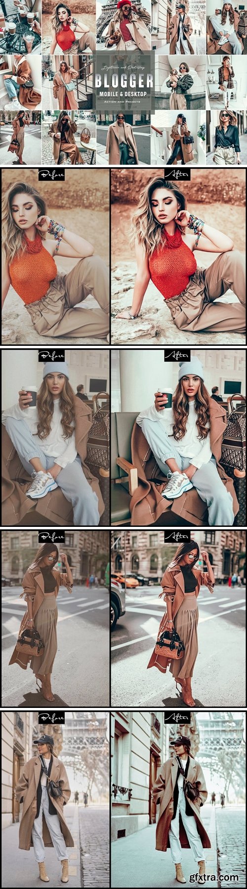 Blogger - Photoshop Actions & Lightroom Presets