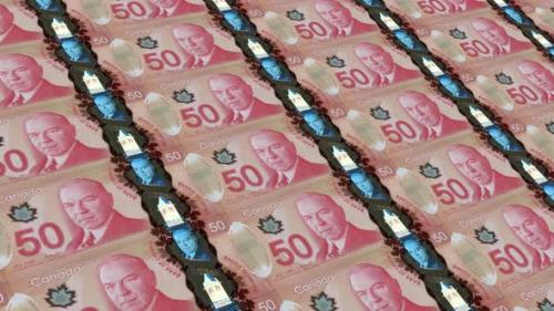 Videohive - Canada Money / 50 Canadian Dollar 4K - 35450661 - 35450661