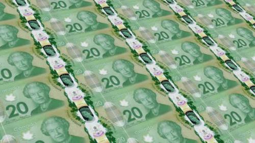 Videohive - Canada Money / 20 Canadian Dollar 4K - 35450666 - 35450666