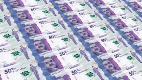 Videohive - Colombia Money / 50 Colombian Peso 4K - 35452174 - 35452174