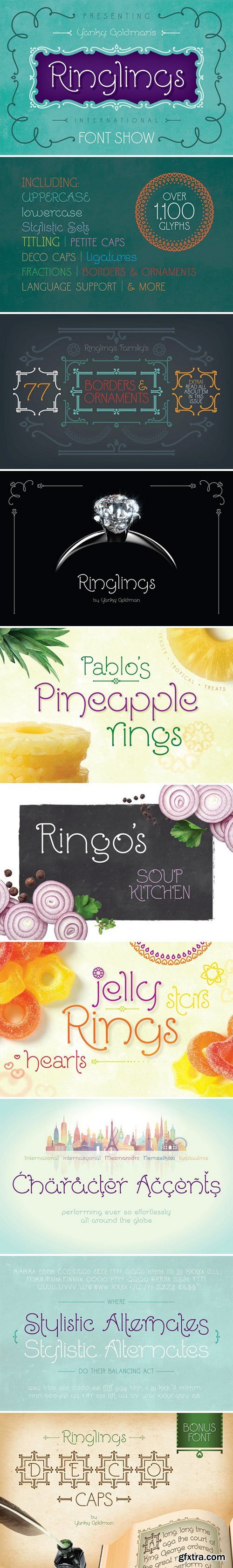 Ringlings Display Fonts