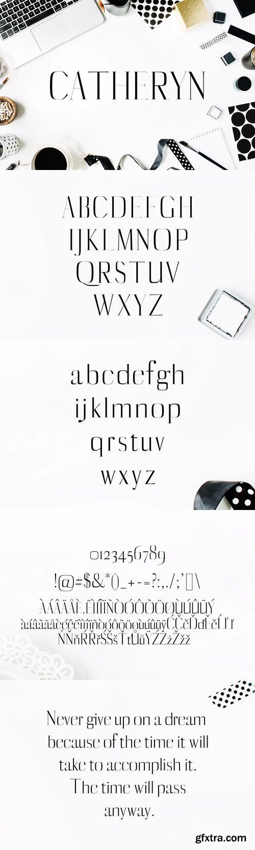 Catheryn Serif 4 Font Family Pack