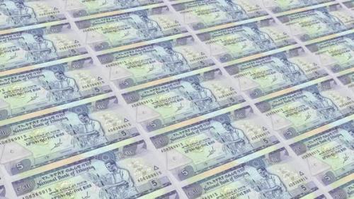 Videohive - Ethiopia Money / 5 Ethiopian Birr 4K - 35457107 - 35457107