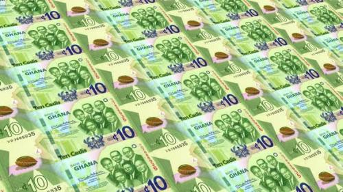 Videohive - Ghana Money / 10 Ghanaian Cedi 4K - 35458444 - 35458444