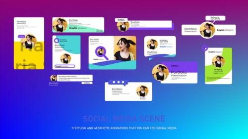 Videohive - Social Media Post Scenes - 34137937 - 34137937