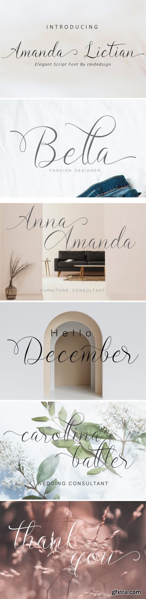 Amanda Lictian Font