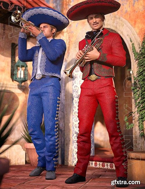 Mariachi Male Outfit Textures