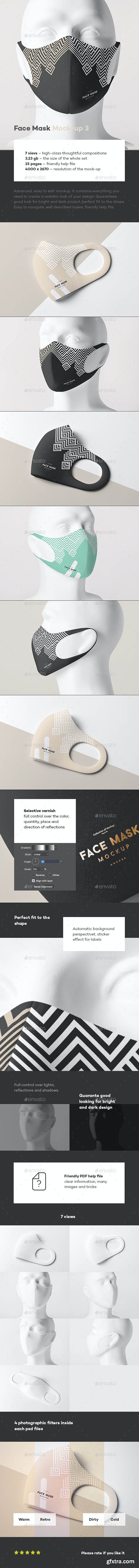 GraphicRiver - Face Mask Mock-up 3 27193097