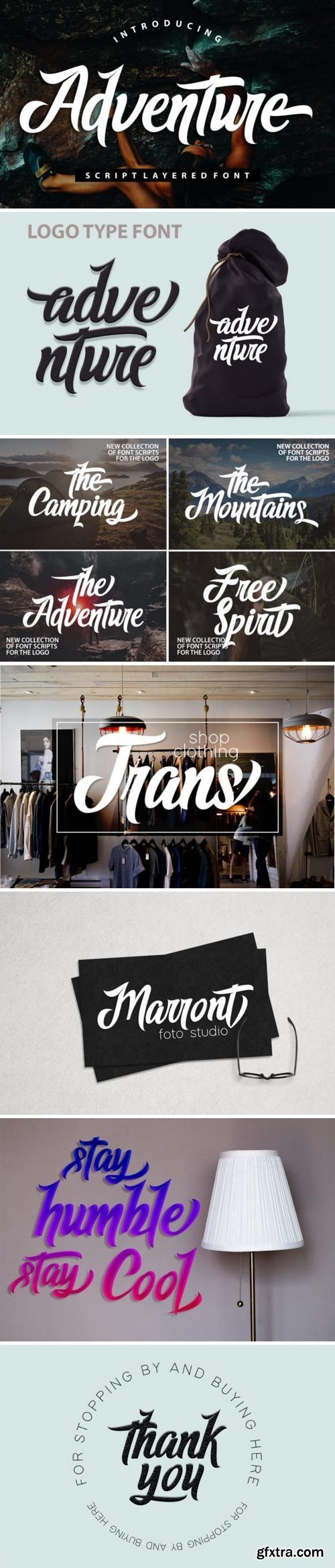 Adventure Script Font