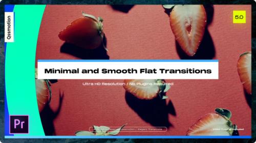 Videohive - Minimal and Smooth Flat Transitions For Premiere Pro - 35530764 - 35530764