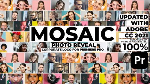 Videohive - Mosaic Photo Reveal | Corporate Logo for Premiere Pro - 35550127 - 35550127