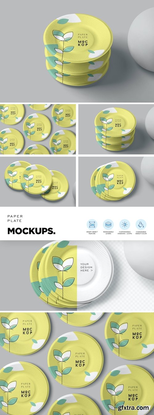 Paper Plate Mockups