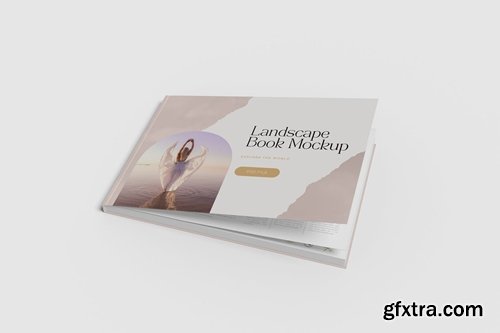 Landscape Book Mockup