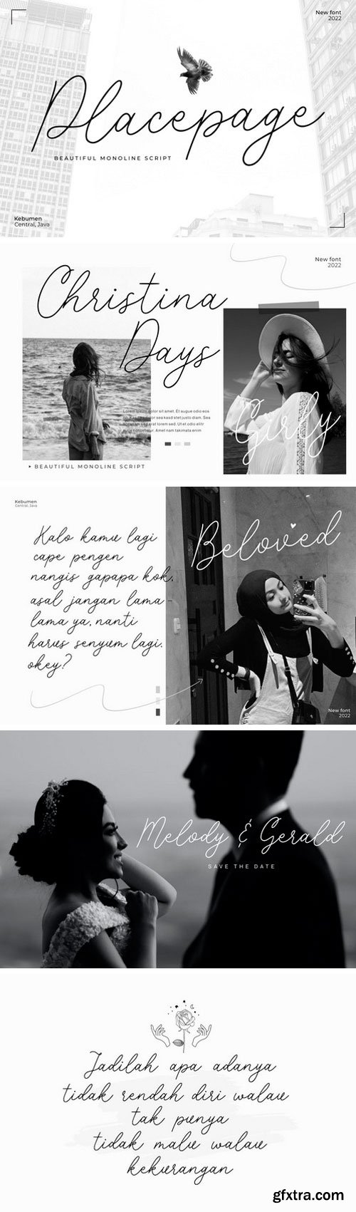 Placepage Handwritten Font