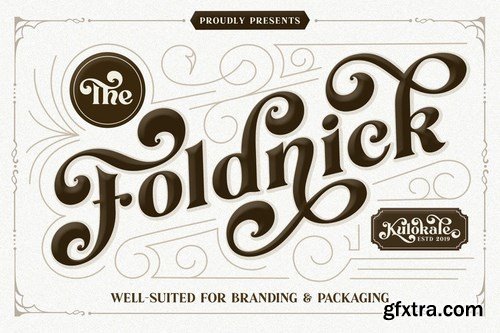 The Foldnick - Vintage Serif Font