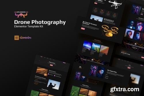 ThemeForest - Splendid v1.0.0 - Drone Photography Elementor Template Kit - 35559822