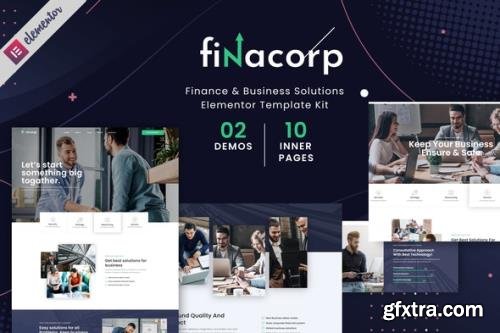 ThemeForest - FinaCorp v1.0.0 - Finance Corporate Elementor Template Kit - 35490863