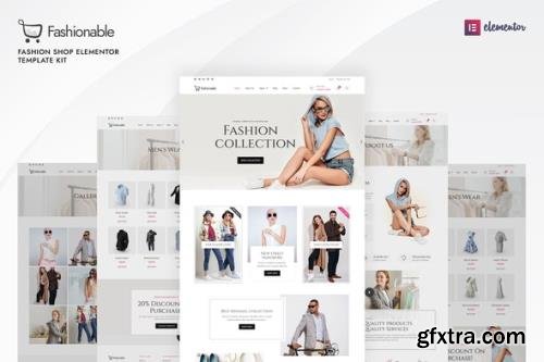 ThemeForest - Fashionable v1.0.0 - Fashion Shop Elementor Template Kit - 35463909