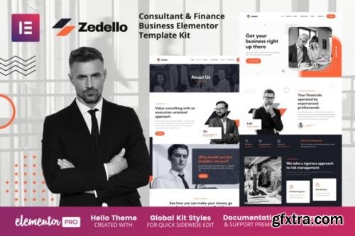 ThemeForest - Zedello v1.0.0 - Consultant & Finance Business Elementor Template Kit - 35467493