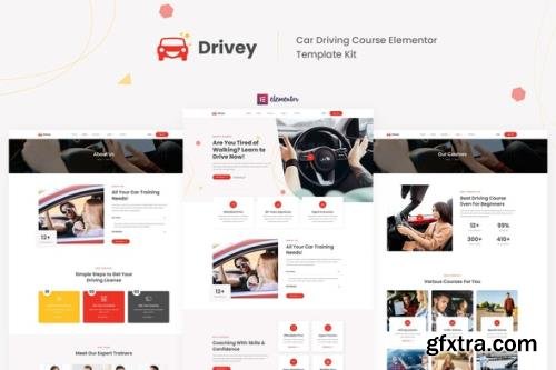 ThemeForest - Drivey v1.0.0 - Car Driving Course Elementor Template Kit - 35501958