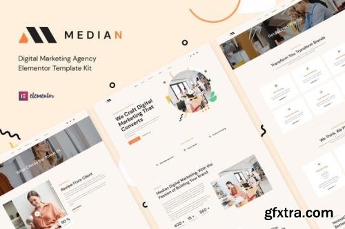 ThemeForest - Median v1.0.0 - Digital Marketing Agency Elementor Template Kit - 35441390