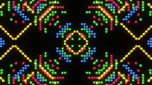 Videohive - Vj Loop Animation Of Pixel Mosaic Ver27 02 - 35536405 - 35536405