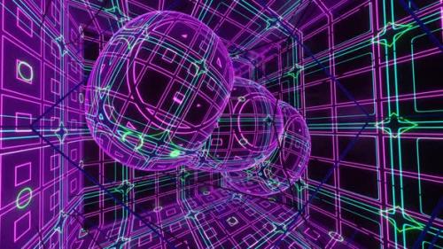 Videohive - Vj Loop Background Abstraction For Disco Club 02 - 35536603 - 35536603