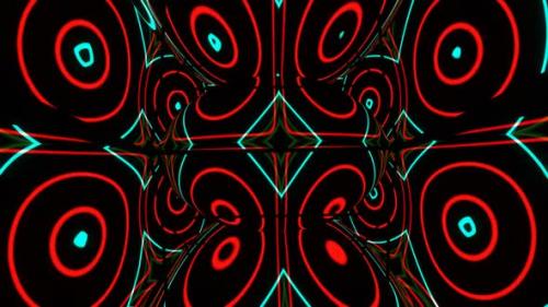 Videohive - Vj Loop Abstraction Of Flashing Neon Multicolored Carousel 02 - 35536604 - 35536604