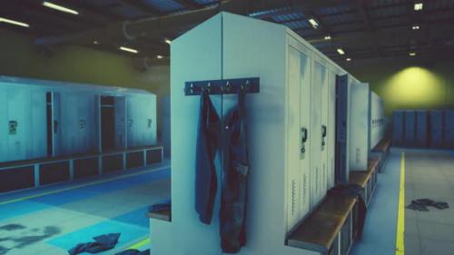 Videohive - Empty Dressing Room in Old Factory - 35537321 - 35537321