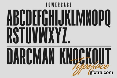 DARCMAN KNOCKOUT Font