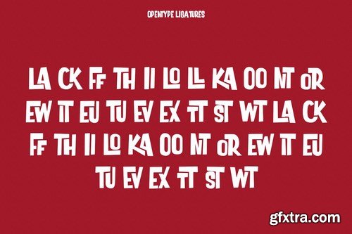 Loskatos Unique Display Font