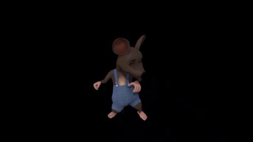 Videohive - Cartoon Mr.Rat Dance 2 - 35537437 - 35537437