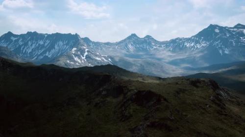 Videohive - Panoramic View of Idyllic Mountain Scenery in the Alps - 35537490 - 35537490