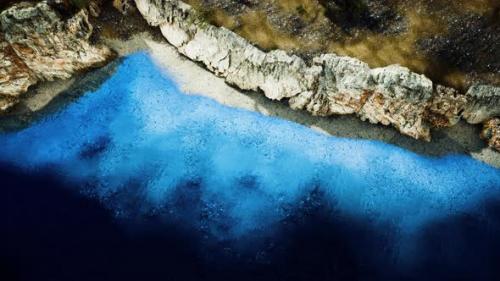 Videohive - Aerial View From Flying Drone of Rocky Island in Atlantic Ocean - 35537832 - 35537832