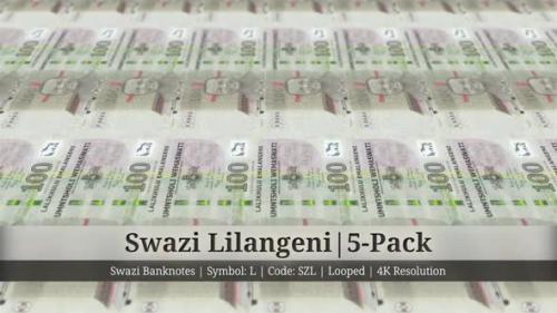 Videohive - Swazi Lilangeni | Eswatini Currency - 5 Pack | 4K Resolution | Looped - 35541753 - 35541753