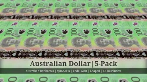 Videohive - Australian Dollar | Australia Currency - 5 Pack | 4K Resolution | Looped - 35541754 - 35541754