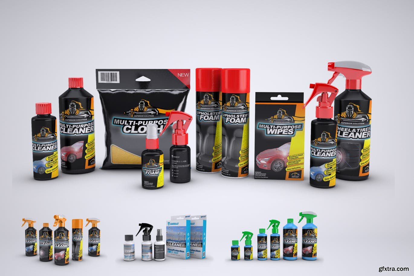 Car Care Products Mock-up » Gfxtra