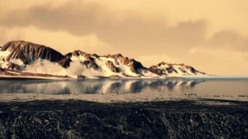 Videohive - Coastline of Antarctica with Stones and Ice - 35543119 - 35543119