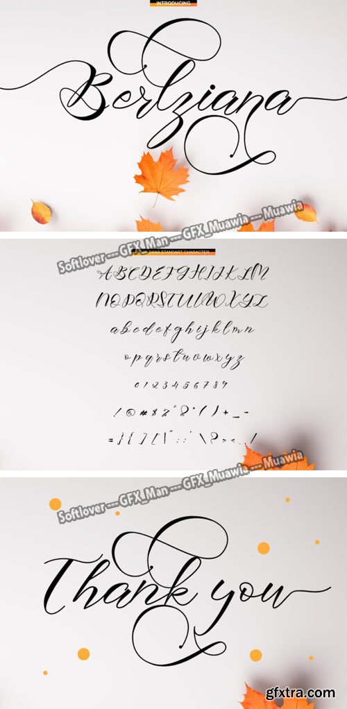 Berlziana - Romantic Handwritten Font