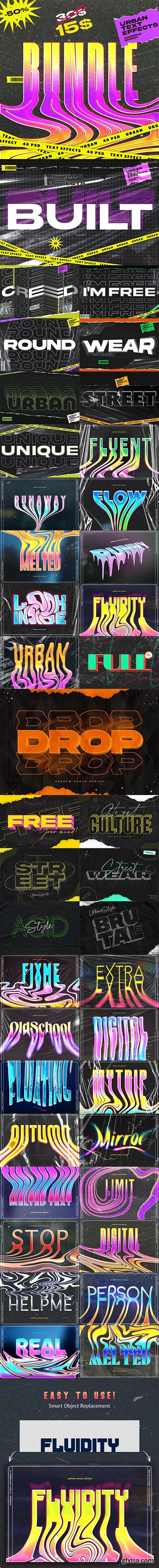 GraphicRiver - Urban Text Effects Bundle 35407055