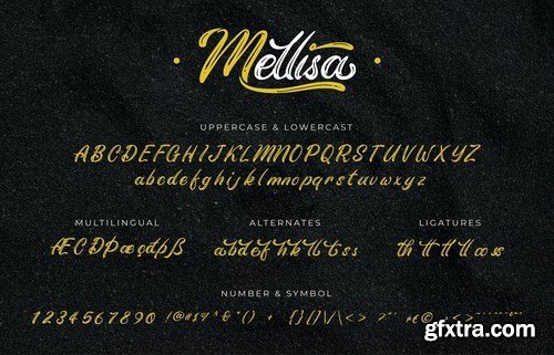 Mellisa Modern Brush Font