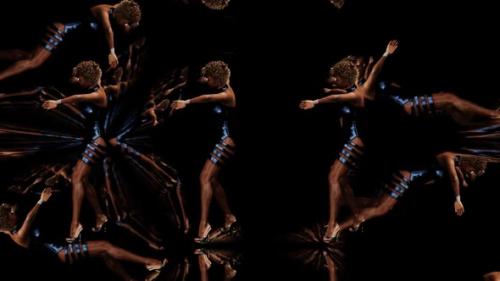 Videohive - Energetic Dance Of Three Girls In The Hall Of Mirrors 02 - 35536491 - 35536491