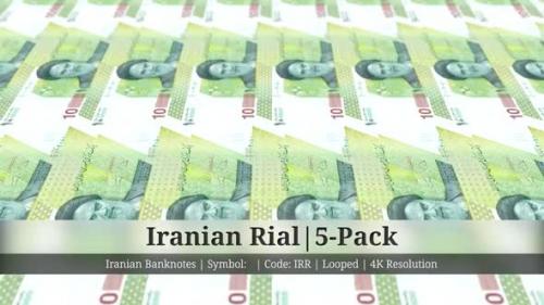 Videohive - Iranian Rial | Iran Currency - 5 Pack | 4K Resolution | Looped - 35541725 - 35541725