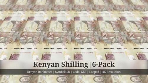 Videohive - Kenyan Shilling | Kenya Currency - 6 Pack | 4K Resolution | Looped - 35541726 - 35541726