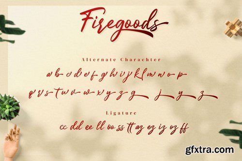 Firegoods - Handwritten Script Font