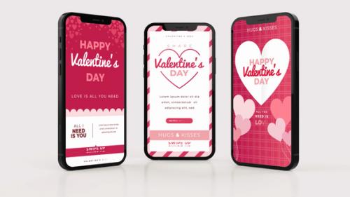 Videohive - Happy Valentine Instagram Story | MOGRT - 35594017 - 35594017