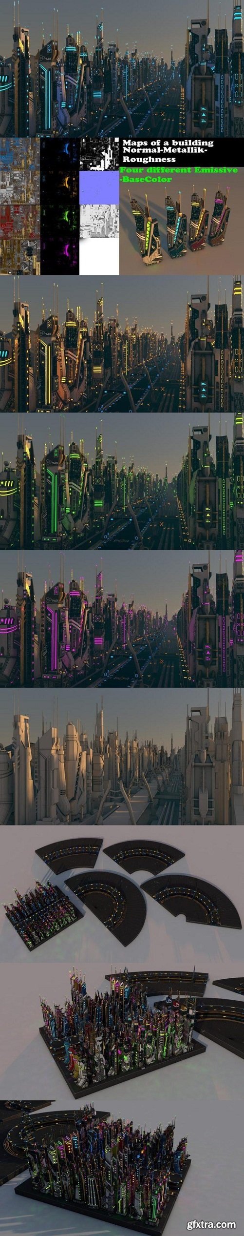 Unreal Engine – Mega Sci-Fi City Package