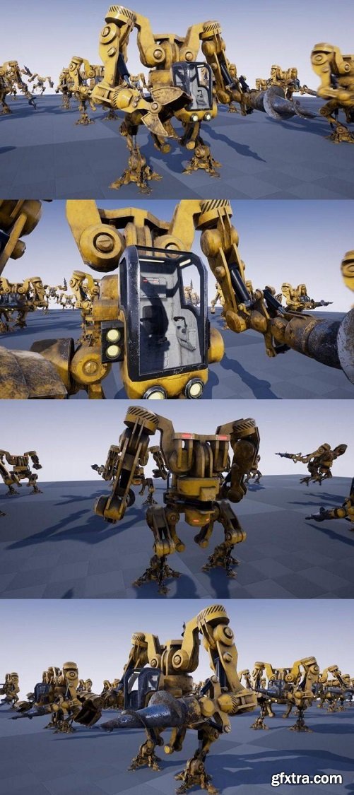 Unreal Engine – SCI FI: MINING MECH