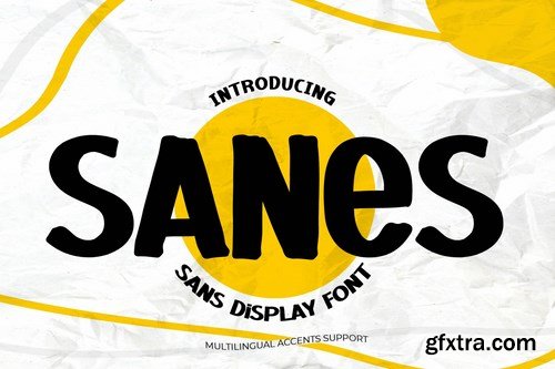 SANES - Sans Display Font