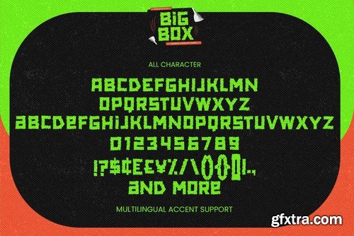 BIG BOX - Unique Display Font